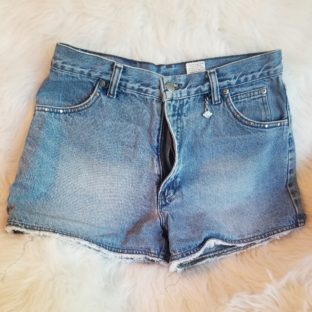 Harley Davidson denim shorts